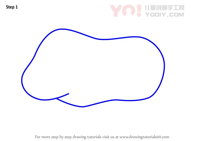 图片[2]-学习如何为孩子们绘制一只豚鼠（儿童动物）-YO儿童创意手工网