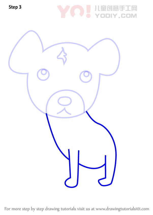 图片[4]-学习如何为孩子们绘制鬣狗（儿童动物）-YO儿童创意手工网