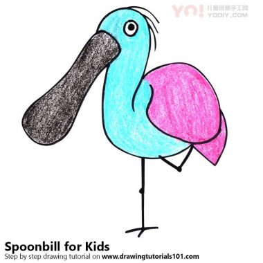 学习如何为孩子们绘制一艘船（儿童动物）-优优资源