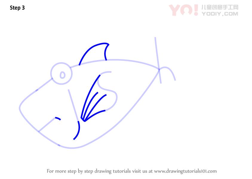 图片[4]-学习如何从鱼类中绘制一条鱼（带有他们的名字的动物）-YO儿童创意手工网