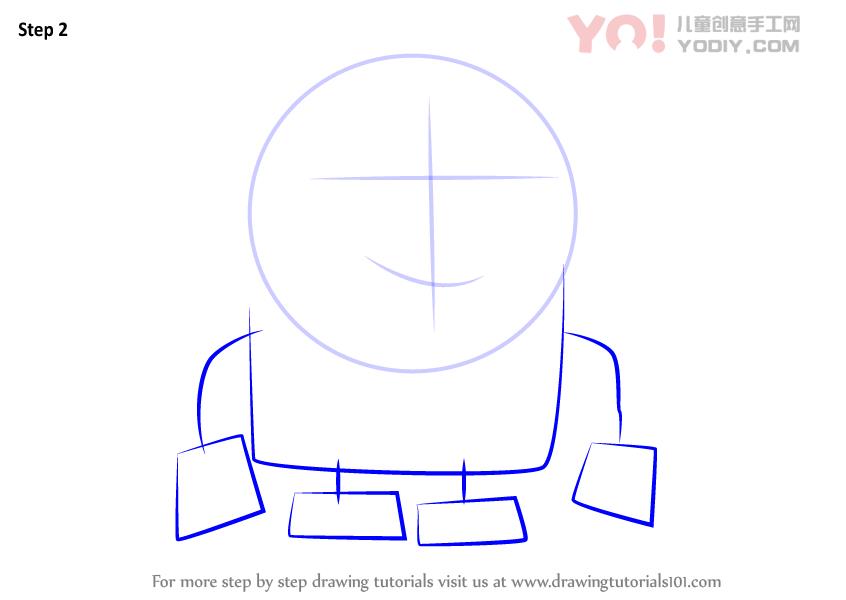 图片[3]-学习如何画塞子卡通（儿童漫画）-YO儿童创意手工网