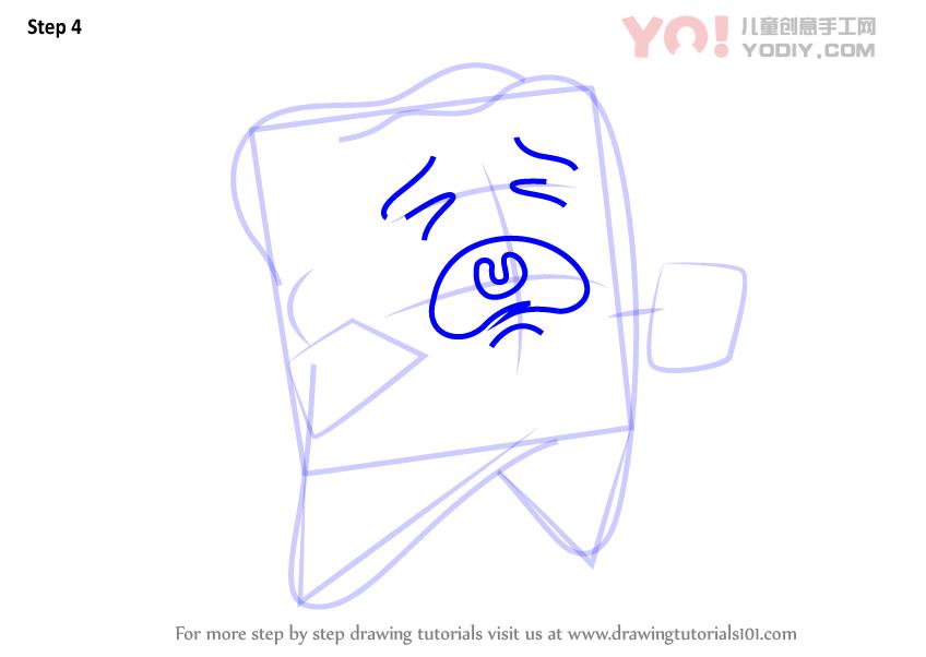 图片[5]-学习如何画一个哭泣的牙齿（儿童漫画）-YO儿童创意手工网