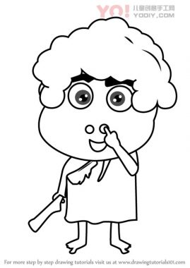 学习如何画一个快乐的孩子（儿童漫画）-优优资源