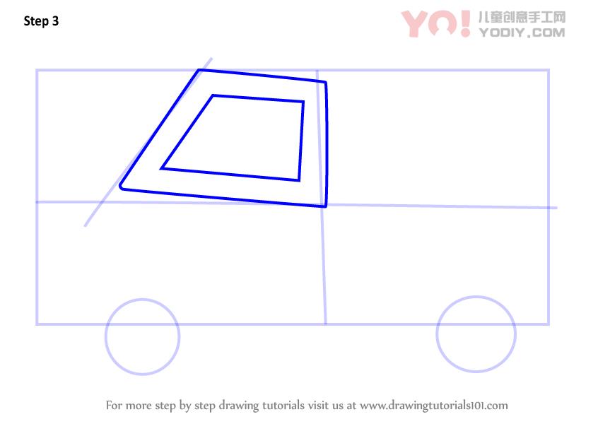 图片[4]-学习如何为孩子绘制拖车（车辆）-YO儿童创意手工网