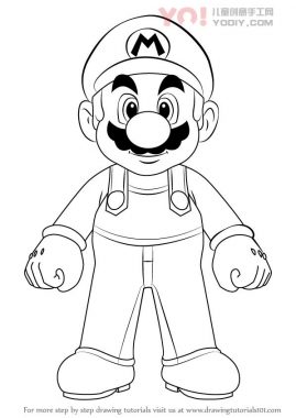 了解如何从超级马里奥（Super Mario）绘制马里奥-优优资源