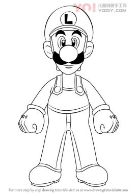 了解如何从超级马里奥（Super Mario）绘制Luigi-优优资源
