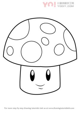 了解如何从植物与僵尸（植物与Zombies）绘制Sun-Shroom-优优资源