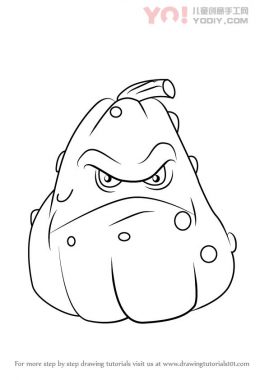 了解如何从植物vs. zombies（植物与僵尸）绘制南瓜-优优资源