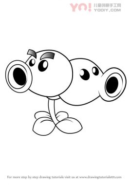 了解如何从植物vs. zombies绘制豌豆（植物与僵尸）-优优资源