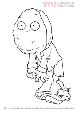 了解如何从植物与僵尸（植物与Zombies）绘制墙面僵尸-优优资源