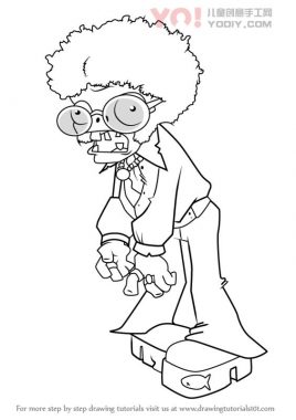 了解如何从植物与僵尸（植物与Zombies）绘制跳舞僵尸-优优资源