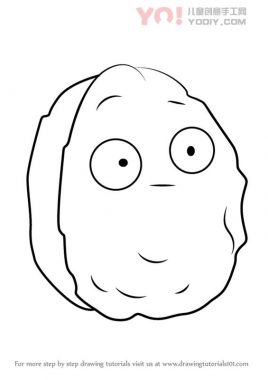 了解如何从植物与僵尸（植物与Zombies）绘制巨型墙螺母-优优资源