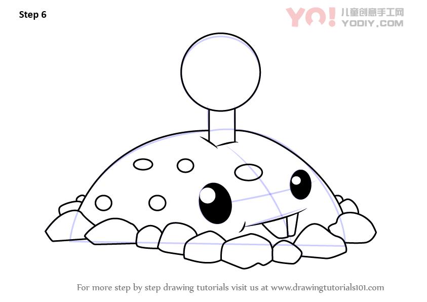 图片[7]-了解如何从植物绘制土豆矿Vs. Zombies（植物与僵尸）-YO儿童创意手工网