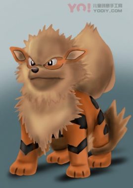 从Pokemon Go绘制Arcanine（植物与僵尸）-优优资源