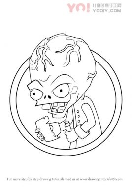 了解如何从植物与僵尸（植物与僵尸）绘制Zomboss博士-优优资源