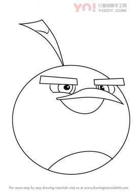 学习如何从愤怒的小鸟画炸弹（愤怒的小鸟）-优优资源