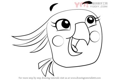 学习如何从愤怒的小鸟画出罂粟（愤怒的小鸟）-优优资源