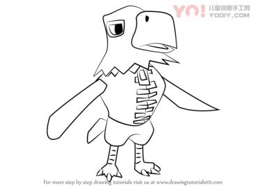 学习如何从动物过境中绘制阿波罗（动物横穿）-优优资源