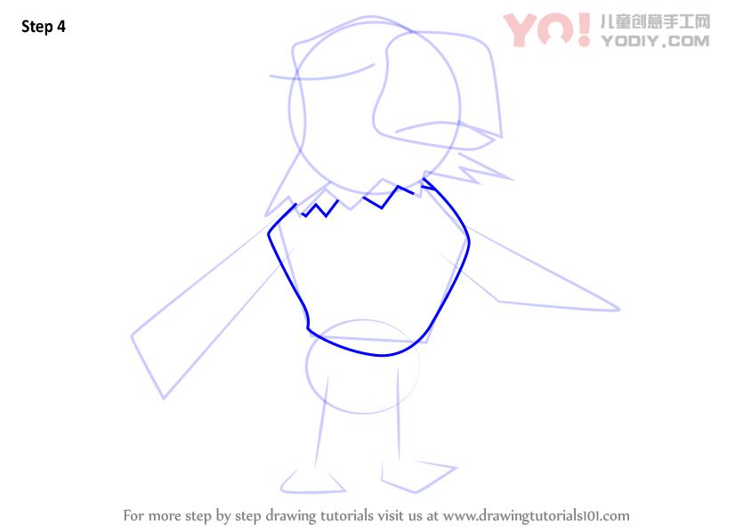 图片[5]-学习如何从动物过境中绘制阿波罗（动物横穿）-YO儿童创意手工网
