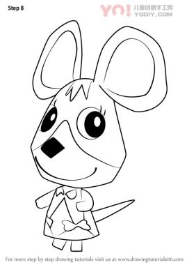 学习如何从动物交叉口绘制卡门（动物横穿）-优优资源