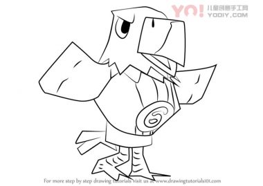 学习如何从动物交叉（动物横穿）绘制嗡嗡声-优优资源