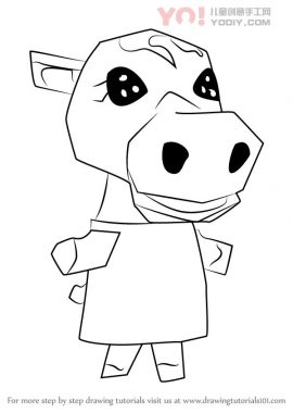 学习如何从动物交叉（动物横穿）绘制Cleo-优优资源