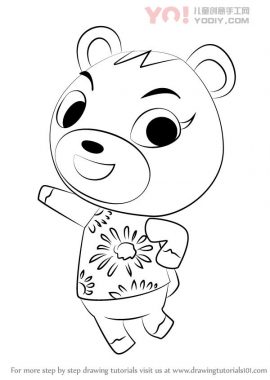 学习如何从动物交叉（动物横穿）绘制Cheri-优优资源