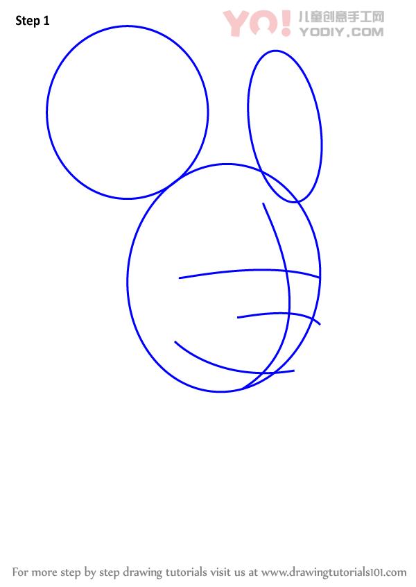 图片[2]-学习如何从动物过境中绘制Flossie（动物横穿）-YO儿童创意手工网