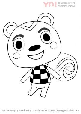 了解如何从动物过境中绘制榛子（动物横穿）-优优资源