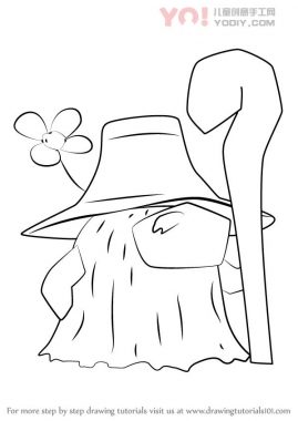 学习如何从动物过境中绘制法利（动物过境）-优优资源