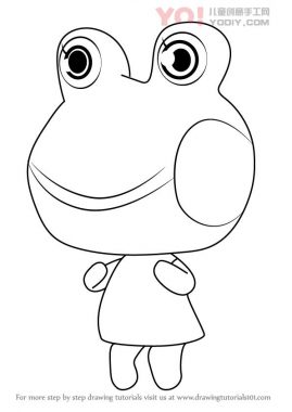 学习如何从动物过境中画出百合（动物横穿）-优优资源