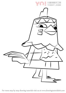 学习如何从动物过境中绘制leigh（动物横穿）-优优资源