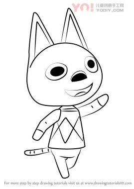 了解如何从动物交叉（动物横穿）绘制kiki-优优资源