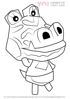 学习如何从动物交叉（动物横穿）绘制liz-优优资源