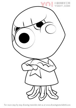 学习如何从动物过境中画八仙花（动物横穿）-优优资源