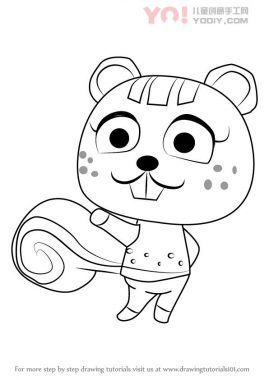 学习如何从动物交叉（动物过度）绘制啃食-优优资源