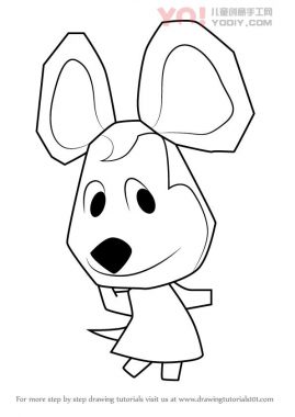 学习如何从动物过境中画一分钱（动物横穿）-优优资源