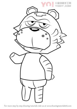 学习如何从动物过境中画出罗文（动物横穿）-优优资源