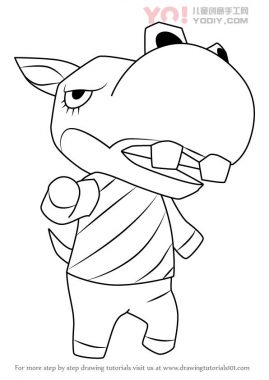 了解如何从动物过境（动物过境）画rocco-优优资源