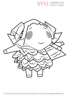 学习如何从动物过境中绘制斯特拉（动物横穿）-优优资源