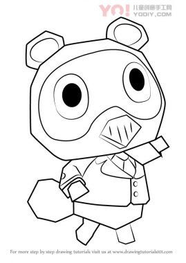 了解如何从动物过境中绘制蒂米（动物过境）-优优资源