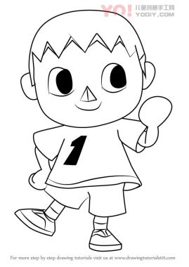 儿童简笔画小孩简笔画分步骤教学-优优资源