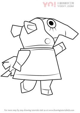 学习如何从动物过境中绘制Zoe（动物横穿）-优优资源