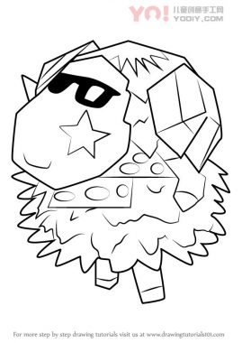 学习如何从动物交叉面绘羊毛（动物横穿）-优优资源