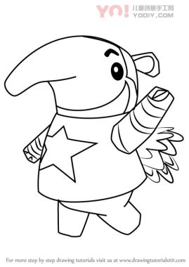 学习如何从动物交叉（动物横穿）绘制安东尼奥-优优资源