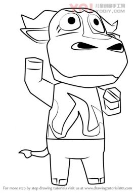 学习如何从动物交叉面绘Angus（动物横穿）-优优资源