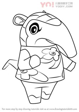 了解如何从动物过境中绘制anabelle（动物横穿）-优优资源