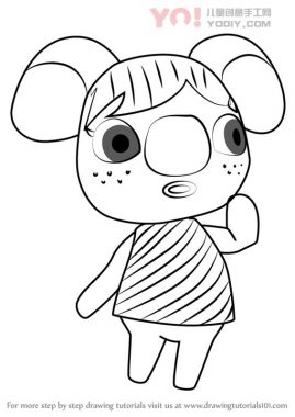 学习如何从动物过境中画爱丽丝（动物横穿）-优优资源