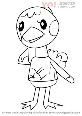 学习如何从动物过境中绘制Blanche（动物横穿）-优优资源