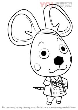 学习如何从动物过境中绘制Bettina（动物横穿）-优优资源